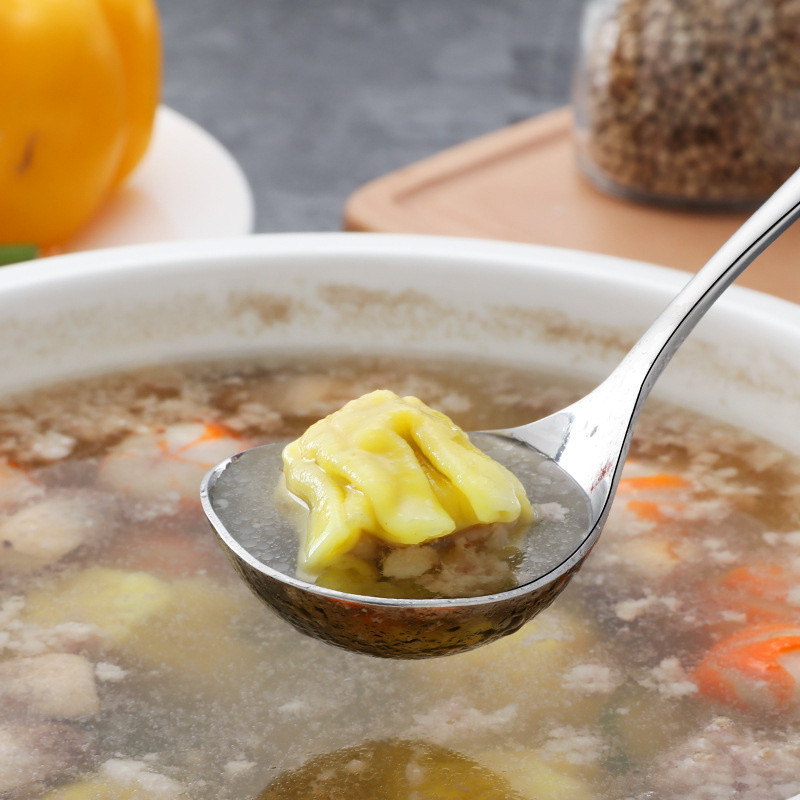 1 gab. Nerūsējošā tērauda rīsu karote, daudzfunkcionāla korejiešu stila, gara rokturi, padziļināta polsterēta zupas karote, sadzīves virtuves ierīces