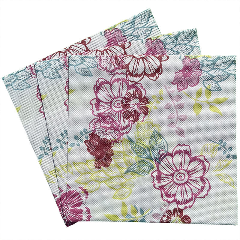 20gab Vienreizējās lietošanas salvetes ziedu raksta papīra kabatlakatiņi kāzu dzimšanas dienas svinībām darbvirsmas dekoru festivālu piederumi