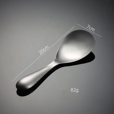 Κουζίνα από ανοξείδωτο ατσάλι Κουτάλι ρυζιού Πολύχρωμο Βαθιά Παχύνει Κουτάλια Σούπας Μεγάλης Χωρητικότητας Επιτραπέζια σκεύη Μαγειρικά σκεύη