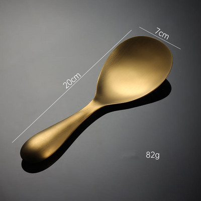 Κουζίνα από ανοξείδωτο ατσάλι Κουτάλι ρυζιού Πολύχρωμο Βαθιά Παχύνει Κουτάλια Σούπας Μεγάλης Χωρητικότητας Επιτραπέζια σκεύη Μαγειρικά σκεύη