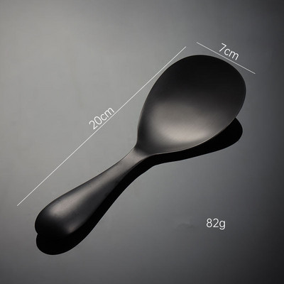 Κουζίνα από ανοξείδωτο ατσάλι Κουτάλι ρυζιού Πολύχρωμο Βαθιά Παχύνει Κουτάλια Σούπας Μεγάλης Χωρητικότητας Επιτραπέζια σκεύη Μαγειρικά σκεύη