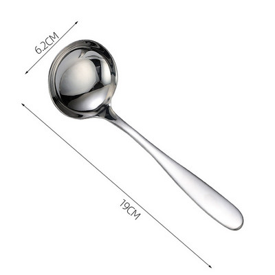 Nauja ilga rankena Pagilinti rameno sriubos šaukštas kaušelis kiaurasamtis nerūdijančio plieno stalo reikmenys, valgomieji šaukštai, virtuvės reikmenys