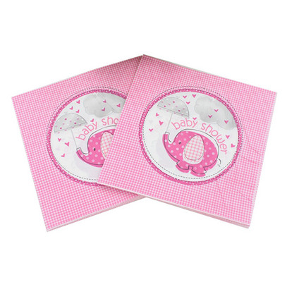 20gab./daudz. Skaisti rozā zils Zīdaiņu un rotaļu lācītis Papīra salvetes dvieļi bērniem Daudz laimes dzimšanas dienā ballītes piederumi bērnu šovs Dekorācija