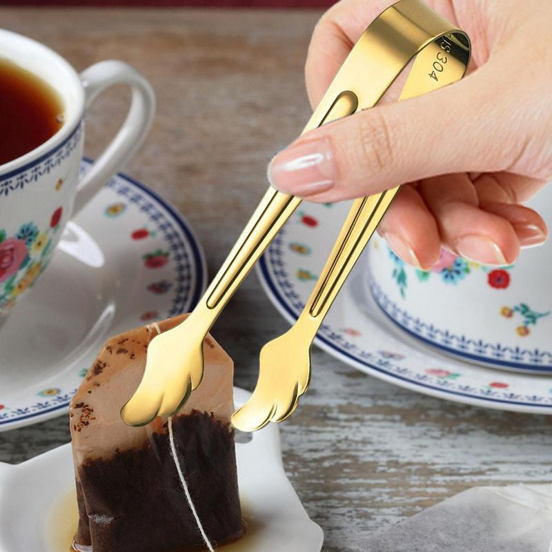 Bāra U-veida ledus kubiņa knaibles Augstas kvalitātes virtuves ēdieni Nerūsējošā tērauda spārnu skavas rokturis Ēdināšana Bērnu grilēšanas rīki Mājas Mini knaibles