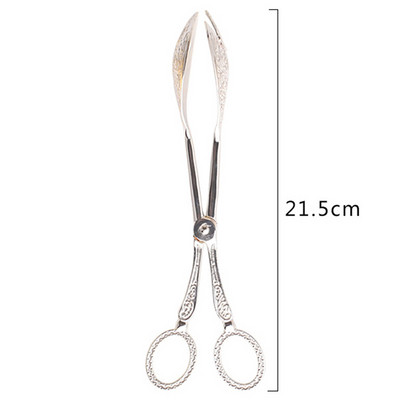 Pārtikas knaibles, apzeltītas uzkodu kūkas sprādzes salātu maizes konditorejas izstrādājumu skava Cepšanas rīks Augļu salātu kūkas saspraude Virtuves piederumi Kāzu dekors