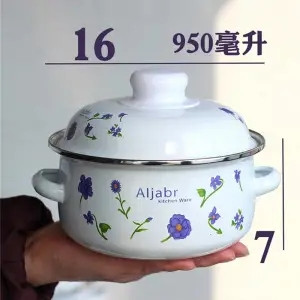 Emailpott kodumajapidamises kasutatava topeltkõrva supipott portselanist hautamispott hautamispott emailpott pajapott induktsioonpliit gaasipliit