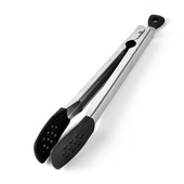 Ételfogó rozsdamentes acél konyhai fogók Szilikon csúszásmentes főzőcsipesz BBQ salátaeszközök Grill főzőfogók Konyhai kiegészítők