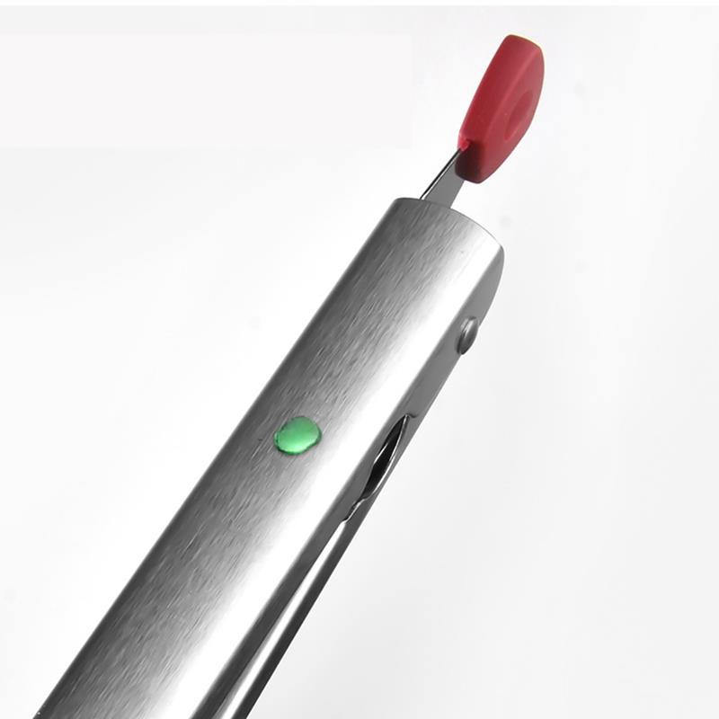 Ételfogó rozsdamentes acél konyhai fogók Szilikon csúszásmentes főzőcsipesz BBQ salátaeszközök Grill főzőfogók Konyhai kiegészítők