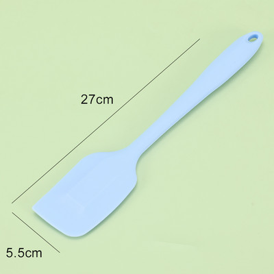 Silikoonist kulbiga lusikaga kuumakindel supikulp, tahke kattega käepidemega Utensilios De Cocina silikoonist spaatlitangid