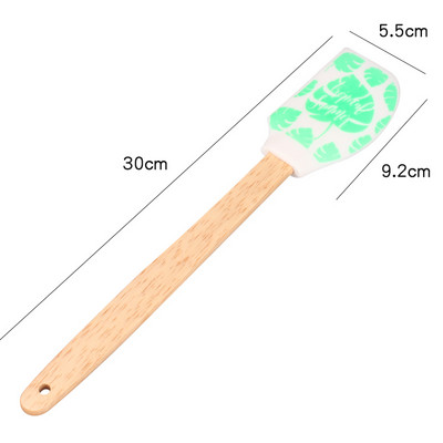 Silikoonist kulbiga lusikaga kuumakindel supikulp, tahke kattega käepidemega Utensilios De Cocina silikoonist spaatlitangid