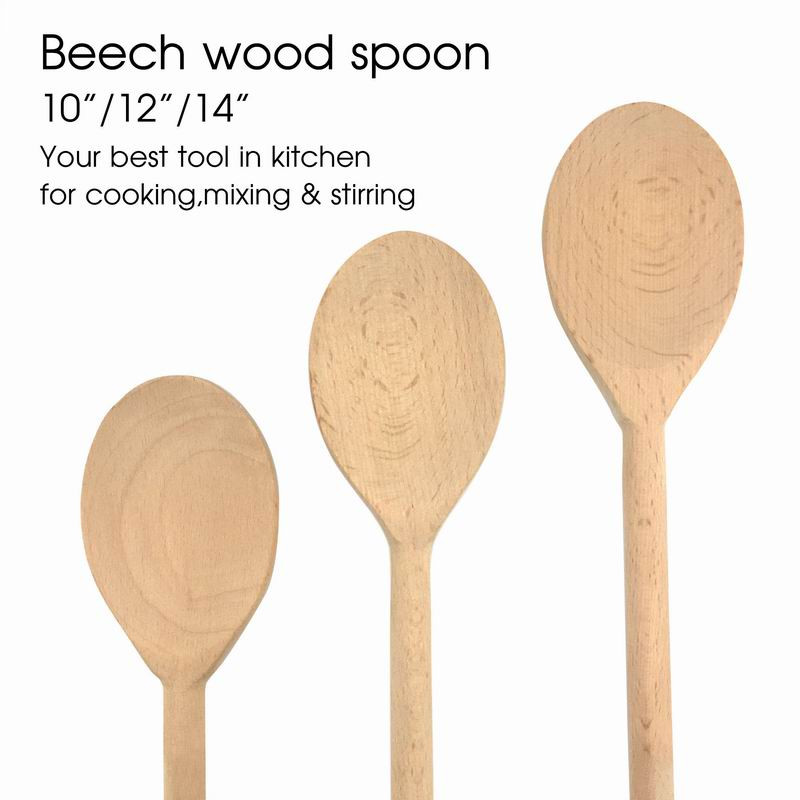 Dižskābarža koka masīvkarote, 3 gab., virtuves piederumu komplekts, apaļas formas koka trauks, virtuves šefpavāra instrumenti ēdiena gatavošanai, maisīšana, maisīšana