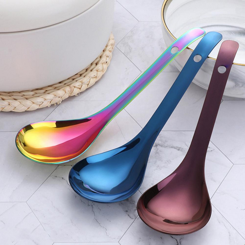 Pasniegšanas karote Augstas izturības zupas karote biezināšanai zupas kauss Rīsu karote Virtuves trauks