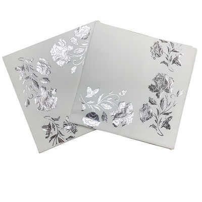 20db/tétel szép Golden Rose szalvéták arany/ezüst Rózsa papírszalvéta esküvői kellékekhez Valentin napi díszek