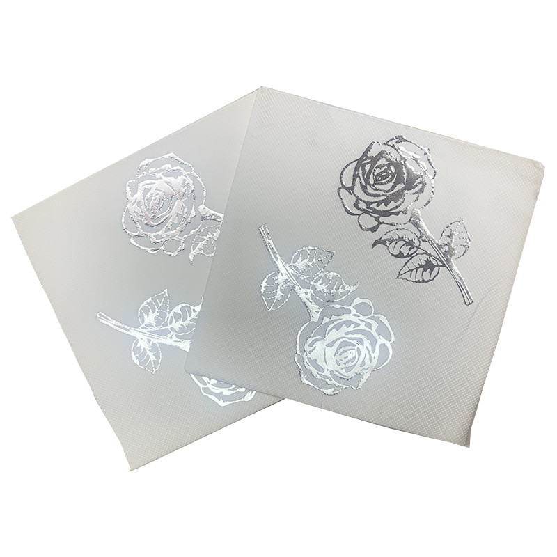 20db/tétel szép Golden Rose szalvéták arany/ezüst Rózsa papírszalvéta esküvői kellékekhez Valentin napi díszek
