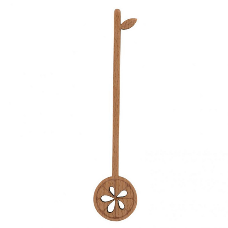 Viegla, laba koka zaru formas maisīšanas karote, 2 stilu maisīšanas karote, nesatur BPA mājsaimniecībai