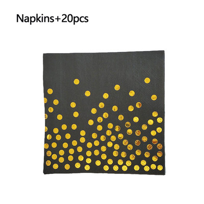 33 см * 33 см хартиена салфетка Кърпичка със синьо лилаво цвете на точки Изработка Декупаж Момиче Момче Дете Парти за рожден ден Салфетки