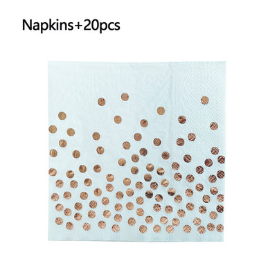 33 см * 33 см хартиена салфетка Кърпичка със синьо лилаво цвете на точки Изработка Декупаж Момиче Момче Дете Парти за рожден ден Салфетки