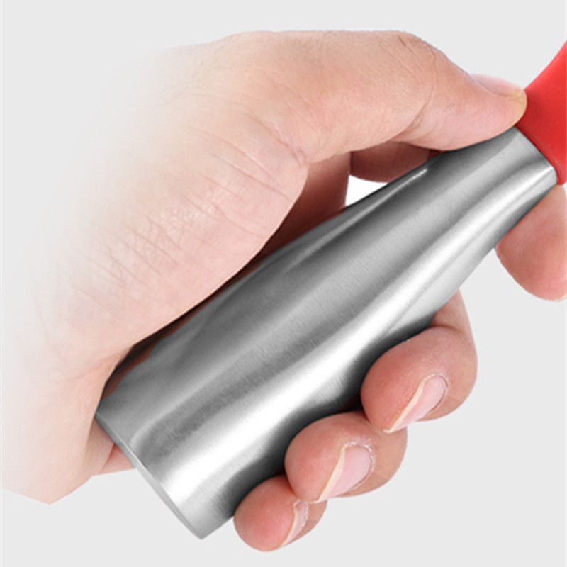 Silikona rīsu karote nerūsējošā tērauda rokturis, nepiedegošs daudzfunkcionāls stāvošs lāpsta telpiskais pārtikas serveris virtuves ēdnīcas sīkrīki