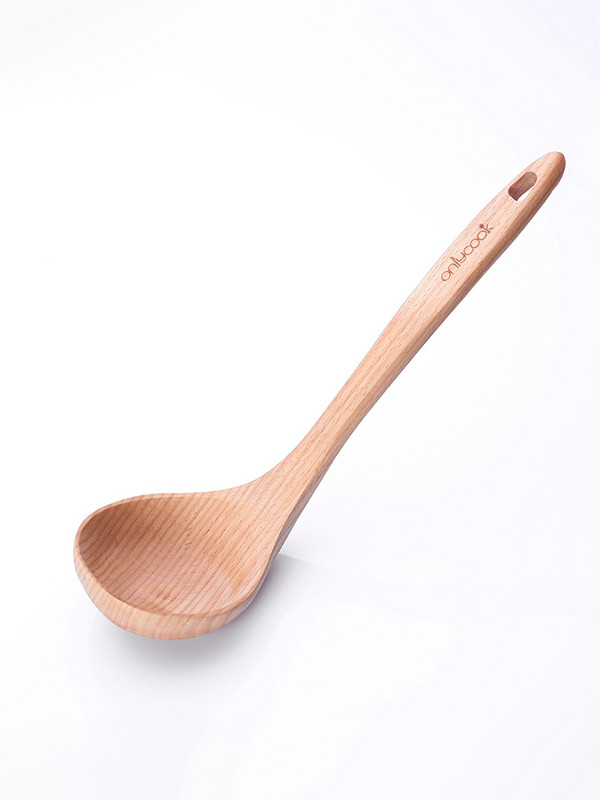„Onlycook“ namų apyvokos medinis šaukštas sriubos šaukštas buko medžio virtuvės medinis didelis šaukštas sriuba medinis šaukštas šaukštas