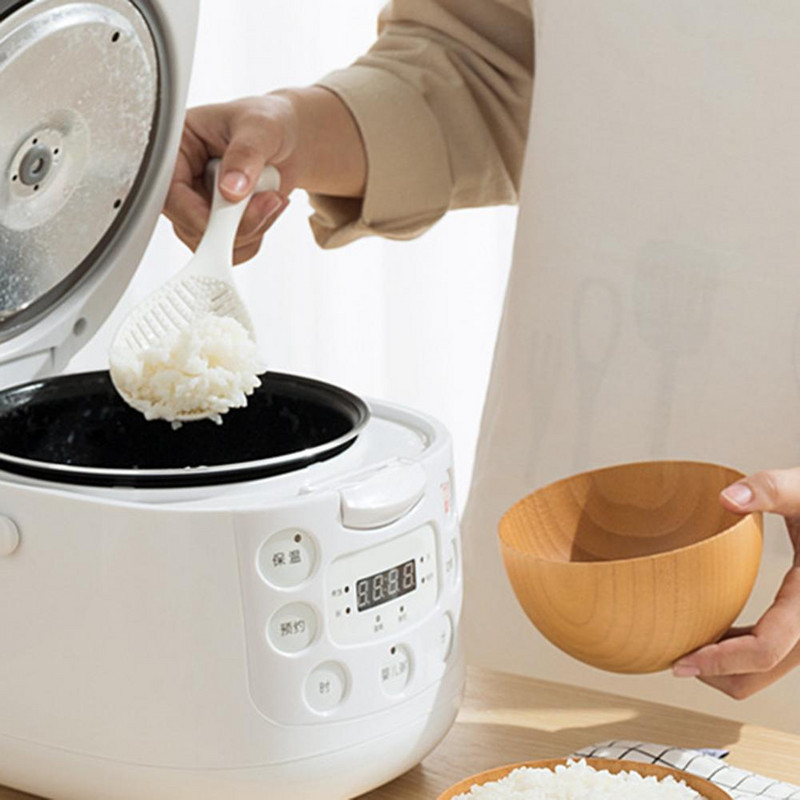 Jó rizskanál élelmiszer minőségű tartós rizskanál deformációgátló álló típusú rizslapátos főzőkanál