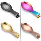 Virtuviniai šaukštų laikikliai Šakutė Mentele lentyna lentyna Organizatorius Plastikinis šaukšto atrama lazdelių laikiklis Neslystantis šaukštai pagalvėlė virtuvės reikmenys