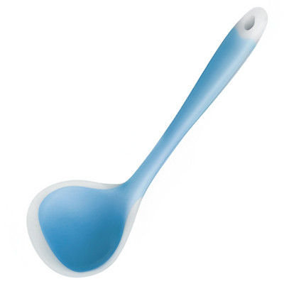 Ilgo koto silikoninis sriubos šaukštas karščiui atsparus košės šaukštas ryžių samčiai Virimo įrankiai Nelipnus virtuvės vakarienės šaukštas