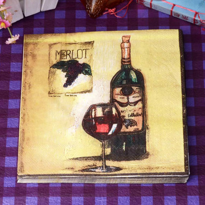 20db Arab menyasszony vőlegény szalvéta papír selyem esküvői party kávézó üveg dekoráció LUHONGPARTY