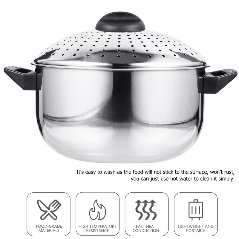 Izolācijas katls Sstockpot gatavošanas piederumu komplekti Tērauda trauki Ēdienu gatavošanas katls Nepiedegošs trauks Nūdeles