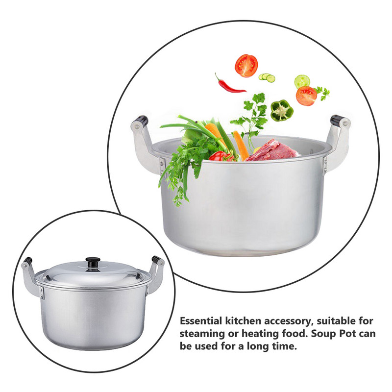 Tvaikonis Biezināts Tvaicēšanas trauki Apģērbs Praktiskas zupas gatavošanas pannas vāks Nelieli virtuves trauki