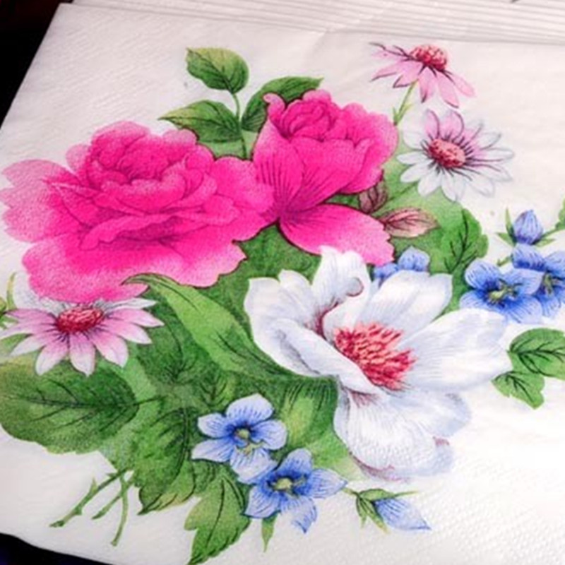 Skaistas salvetes papīra salvetes ziedu raksts peoniju lakatiņš dekupāžas amatniecības kāzu dzimšanas dienas ballītes kafejnīcas dekorācijas krūzes paklājiņš
