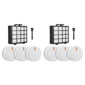 2 komplekta rezerves filtri Shark Vertex Duoclean Powerfin vertikālajam vakuumam AZ2000,AZ2000W,AZ2002,daļa XFFKAZ2000