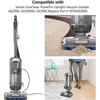 2 σετ ανταλλακτικών φίλτρων για Shark Vertex Duoclean Powerfin Upright Vacuum AZ2000, AZ2000W, AZ2002, Part XFFKAZ2000