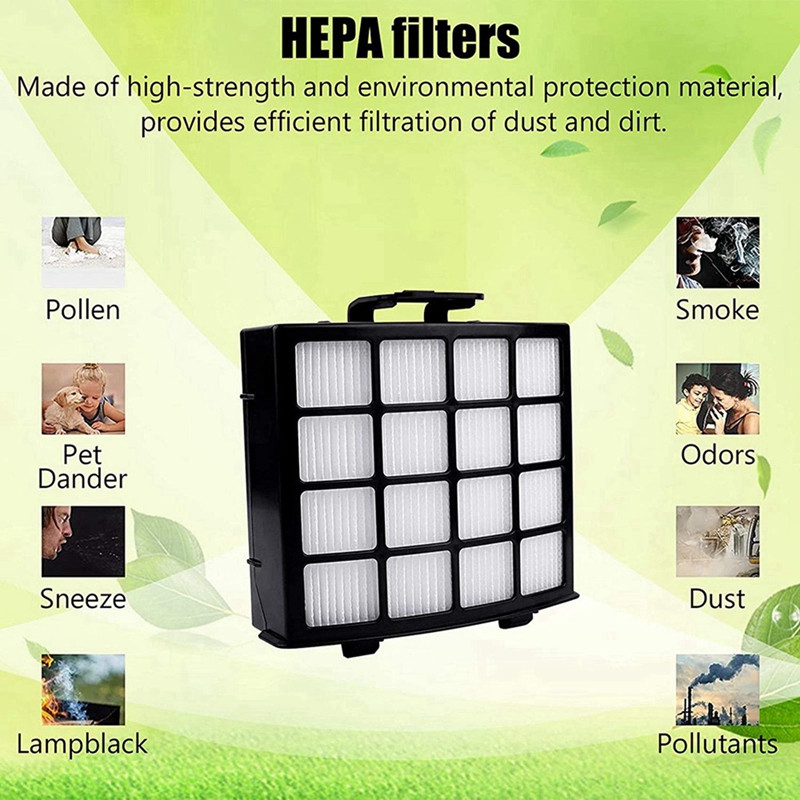 2 komplekta rezerves filtri Shark Vertex Duoclean Powerfin vertikālajam vakuumam AZ2000,AZ2000W,AZ2002,daļa XFFKAZ2000