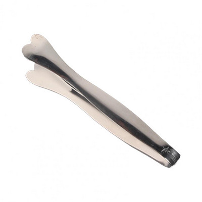 Ledo kubelių žnyplės nerūdijančio plieno Širdelės formos vaisių segtukas Kūrybiškas neslystantis cukraus žnyplės Praktiškas sklandus maisto spaustukas batonėliui