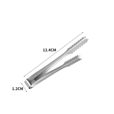 5/6/8/9 collu nerūsējošā tērauda bārbekjū salātu knaibles Mini cukura ledus kubiņu saspraudes pārnēsājamas pārtikas pincetes virtuves piederumi