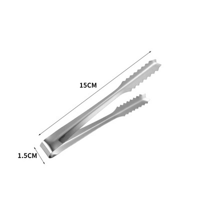 5/6/8/9 collu nerūsējošā tērauda bārbekjū salātu knaibles Mini cukura ledus kubiņu saspraudes pārnēsājamas pārtikas pincetes virtuves piederumi