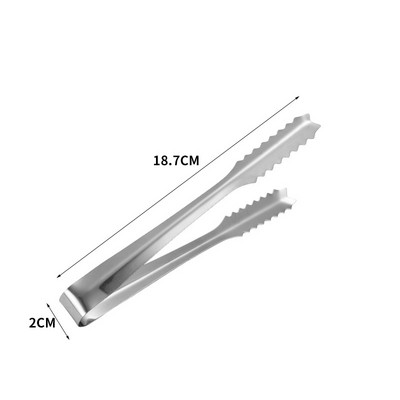 5/6/8/9 collu nerūsējošā tērauda bārbekjū salātu knaibles Mini cukura ledus kubiņu saspraudes pārnēsājamas pārtikas pincetes virtuves piederumi