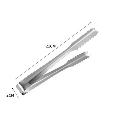 5/6/8/9 collu nerūsējošā tērauda bārbekjū salātu knaibles Mini cukura ledus kubiņu saspraudes pārnēsājamas pārtikas pincetes virtuves piederumi