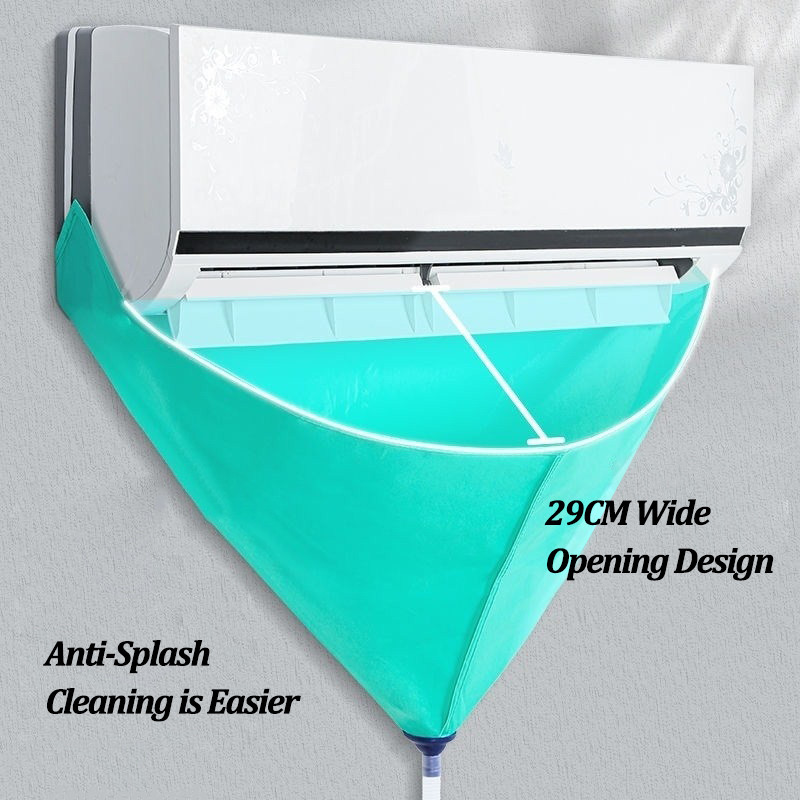 Gaisa kondicionētāja tīrīšanas vāka komplekts Clean Tool Ūdensnecaurlaidīgs putekļu aizsardzības tīrīšanas vāka maisiņš ar ūdens cauruli mājsaimniecībai