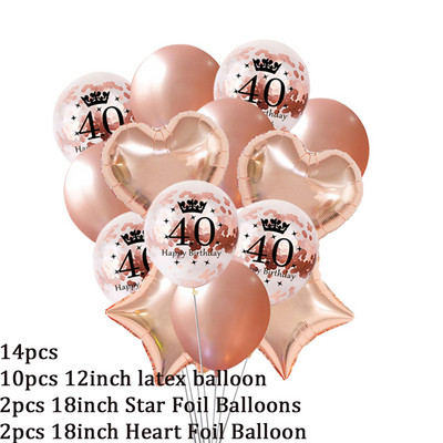 30 40 50 60 metų rožinio aukso karšto antspaudo atminimo popierinė servetėlė suaugusiems vyrams ir moterims, gimtadienio vakarėlio jubiliejaus dekoras