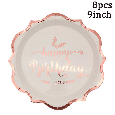 30 40 50 60 metų rožinio aukso karšto antspaudo atminimo popierinė servetėlė suaugusiems vyrams ir moterims, gimtadienio vakarėlio jubiliejaus dekoras