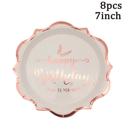 30 40 50 60 metų rožinio aukso karšto antspaudo atminimo popierinė servetėlė suaugusiems vyrams ir moterims, gimtadienio vakarėlio jubiliejaus dekoras