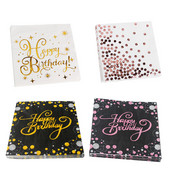 Sretan rođendan Decoupage papirnate salvete Dekoracija za rođendansku proslavu Salvete za odrasle Salvete za večeru Djeca za Baby Shower Potrepštine za zabavu