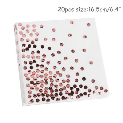 Sretan rođendan Decoupage papirnate salvete Dekoracija za rođendansku proslavu Salvete za odrasle Salvete za večeru Djeca za Baby Shower Potrepštine za zabavu