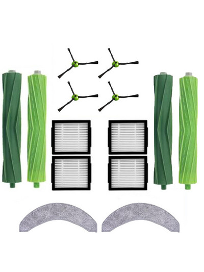 Savietojams ar iRobot Roomba Combo J7+ robotu putekļu sūcēja rullīti Mian sānu birstes Hepa filtra rezerves piederumu daļu