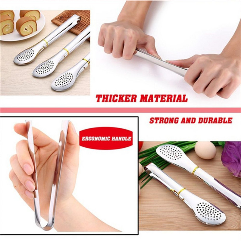 Többfunkciós rozsdamentes acél ételfogók tapadásmentes BBQ konyhai sütés sütemény steak tálalás edények Konyhai eszközök