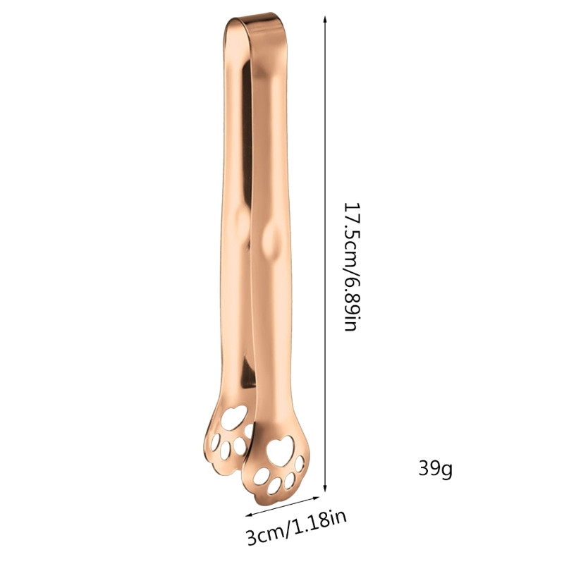 Щипки за лед от неръждаема стомана Бар Кухненска щипка за сервиране на храна за чайове на кубчета ледена захар