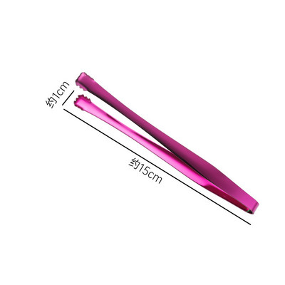 Rozsdamentes acél konyhai ételfogók csúszásmentes jégcsipesz fogakkal Grill tészta Sütőbilincs Eszközök Konyhai edények Főzőedények