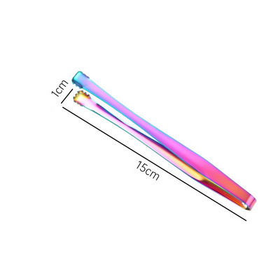 Rozsdamentes acél konyhai ételfogók csúszásmentes jégcsipesz fogakkal Grill tészta Sütőbilincs Eszközök Konyhai edények Főzőedények