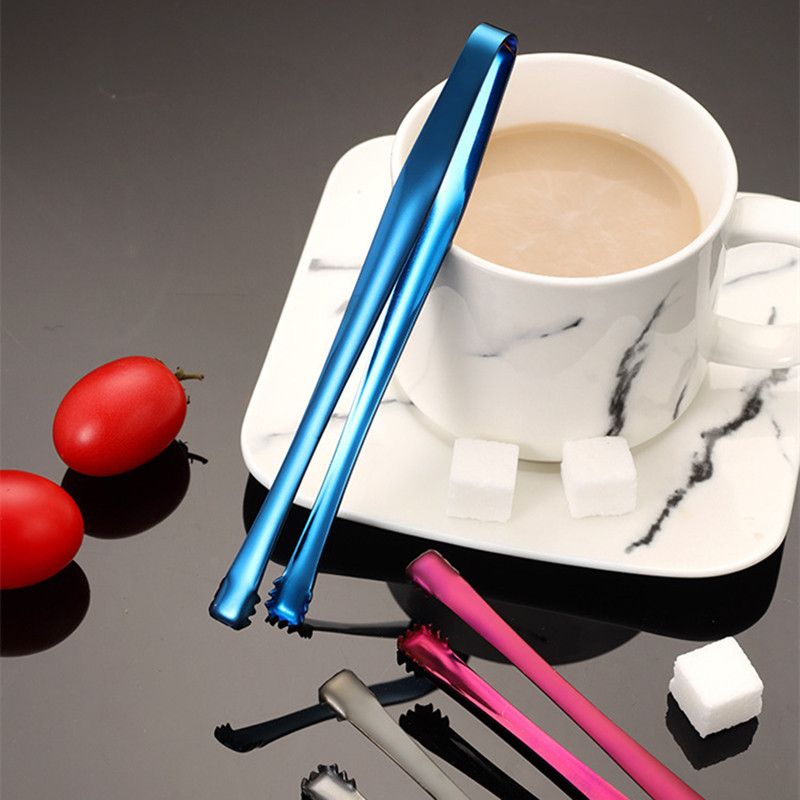 Rozsdamentes acél konyhai ételfogók csúszásmentes jégcsipesz fogakkal Grill tészta Sütőbilincs Eszközök Konyhai edények Főzőedények